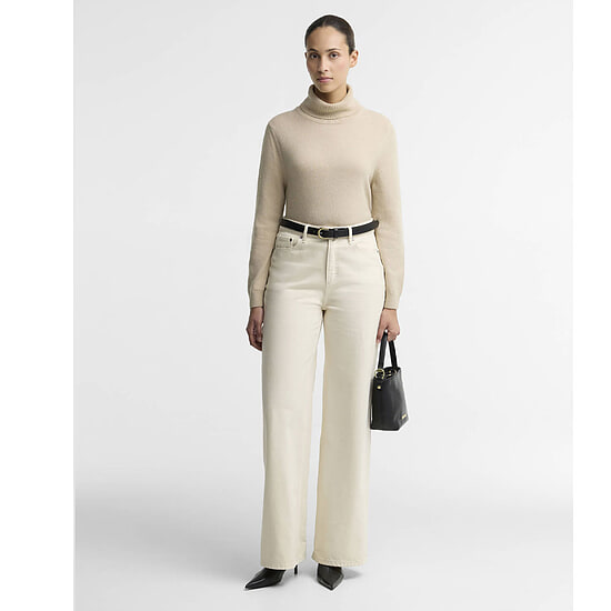 Damestrui Pendle Roll Collar Honey/ Birchwood