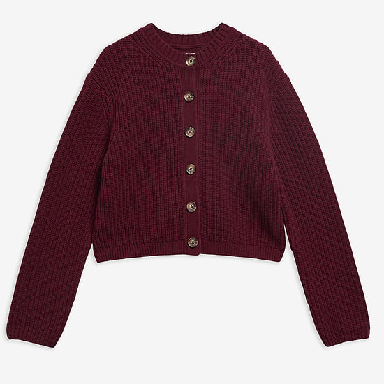 Damesvest Adalyn Cranberry Red