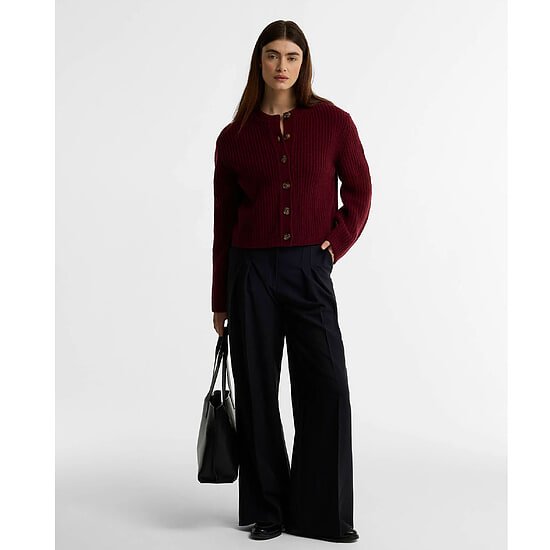 Damesvest Adalyn Cranberry Red
