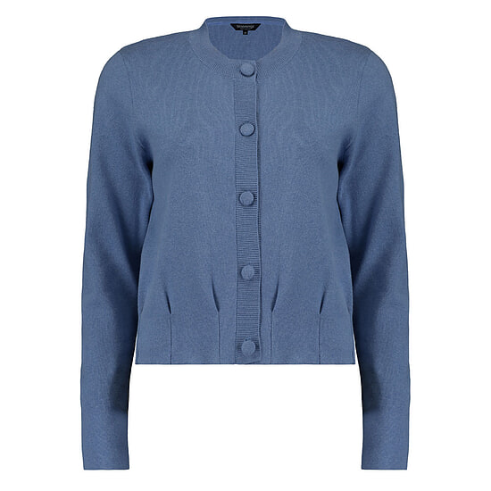Damesvest Crew Neck Blue Horizon Mel