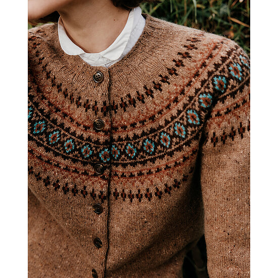 Damesvest Fairisle Yoke Knoydart