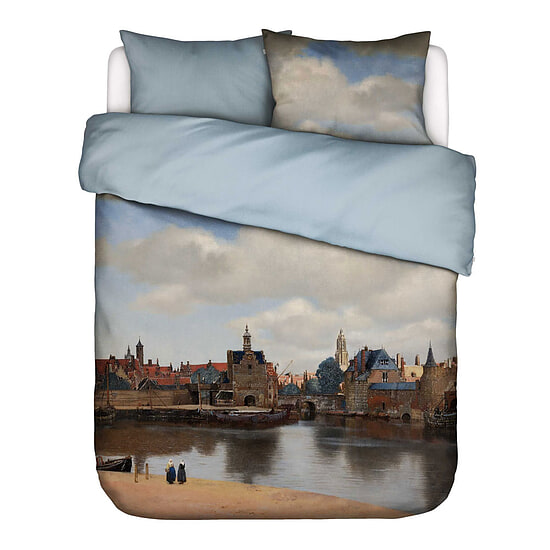 Dekbedovertrek View on Delft blue tweepersoons 1
