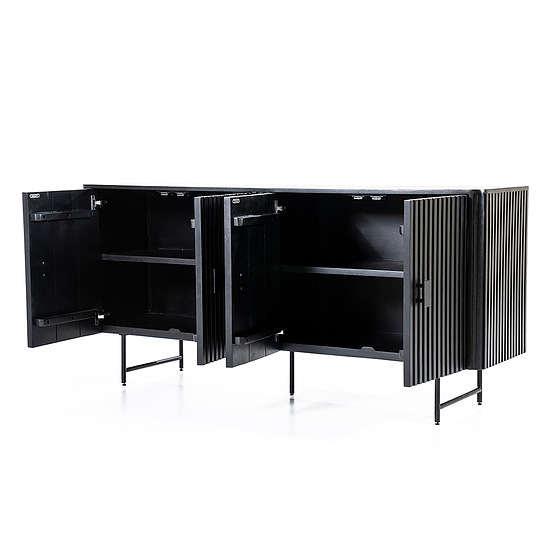  Dressoir Remi 4-drs zwart 1