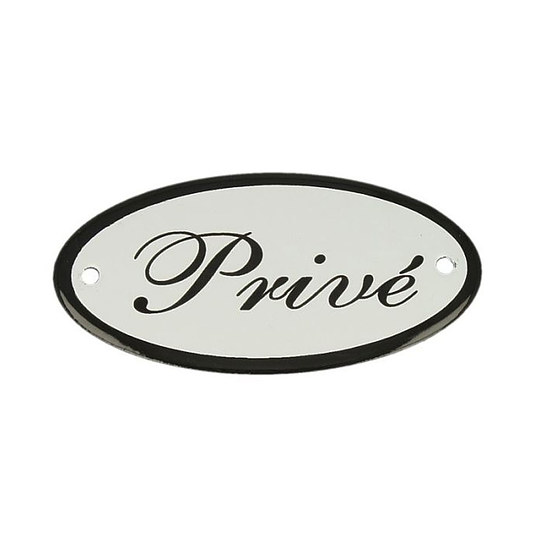 Deurbordje Prive 1