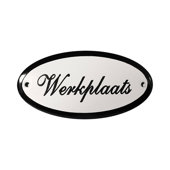 Deurbordje Werkplaats 1