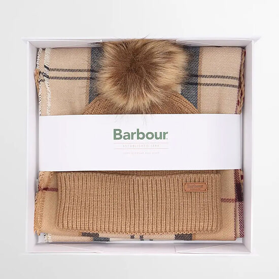 Afbeelding Dover muts en sjaal Gift Set Hessian Tartan 2