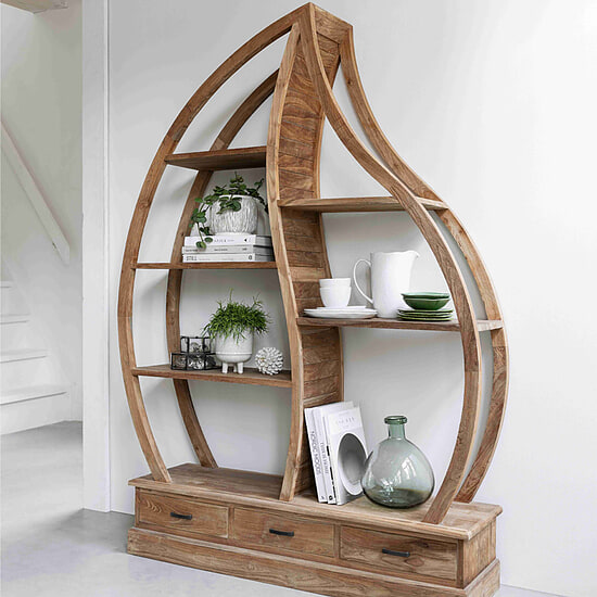 Drop boekenrek 3