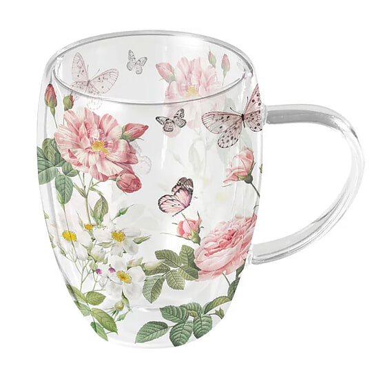 Dubbelwandig glas Amelia White 0.35L 1