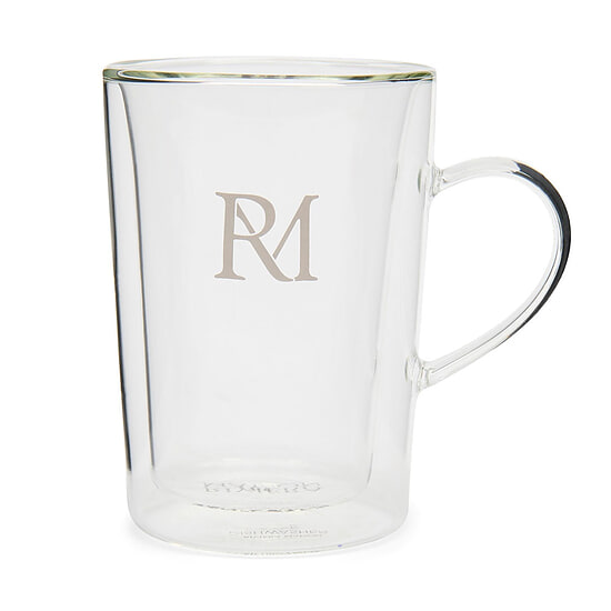 Dubbelwandig Glas Monogram L 1