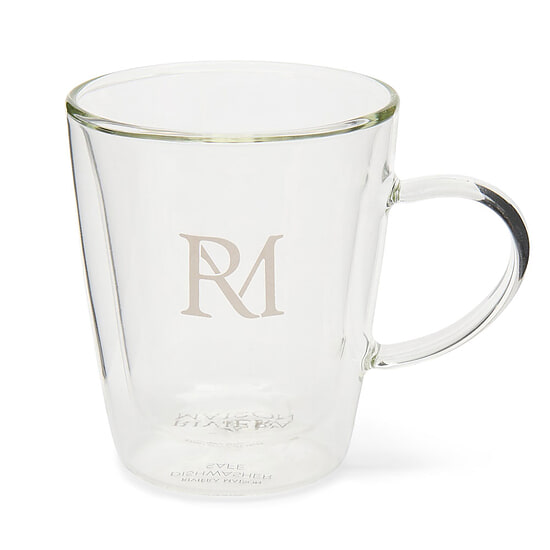 Dubbelwandig Glas Monogram M 1