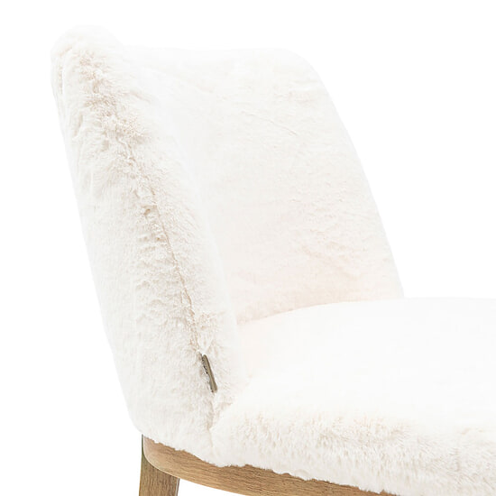 Eetstoel Whistler Faux Fur Snow 2