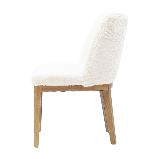 Eetstoel Whistler Faux Fur Snow 3