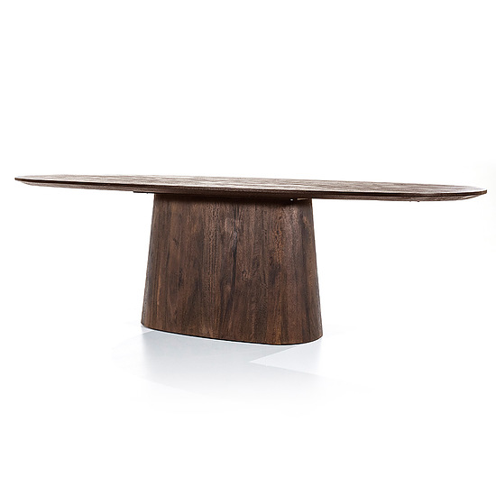 Eettafel Aron ovaal 250x110cm bruin 2