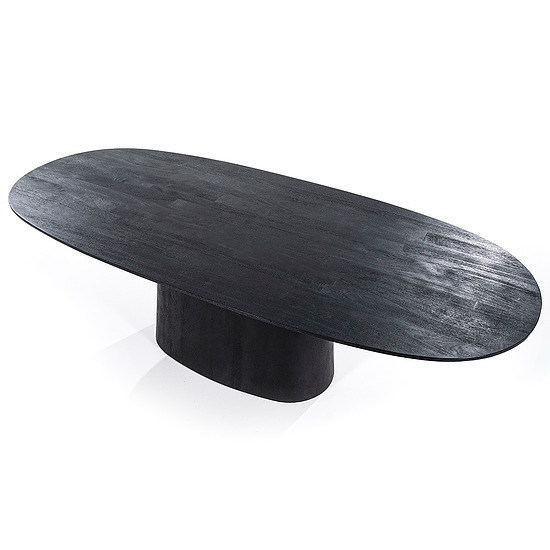 Eettafel Aron ovaal 250x110cm zwart 3