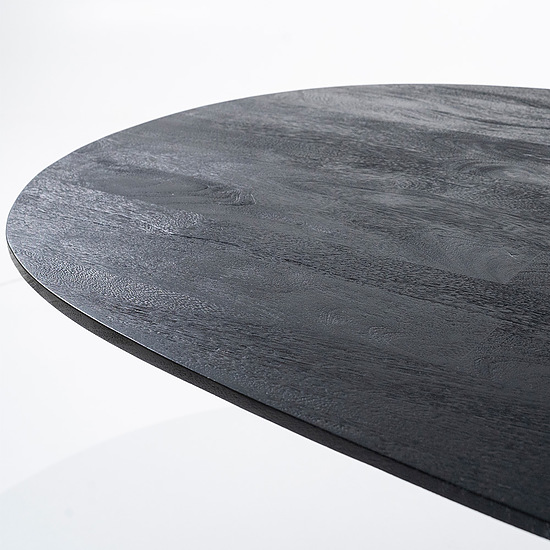 Eettafel Aron ovaal 250x110cm zwart 4