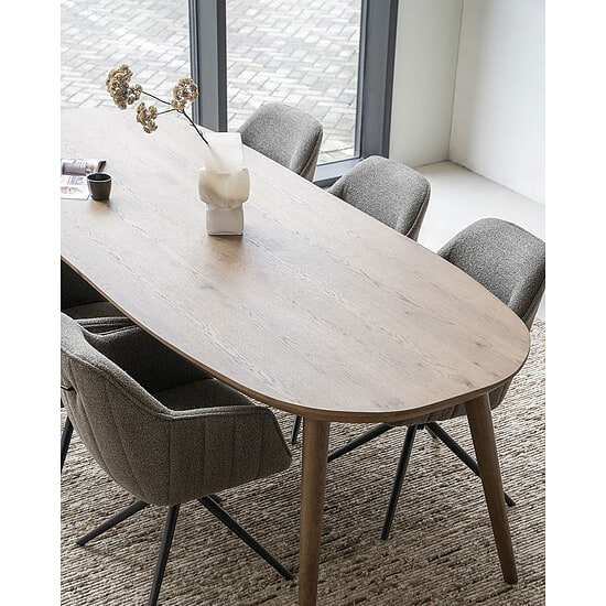 Eettafel Elijah 300x100 cm - bruin 2