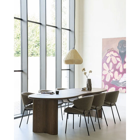 Eettafel Josh 300x110 cm - bruin 2