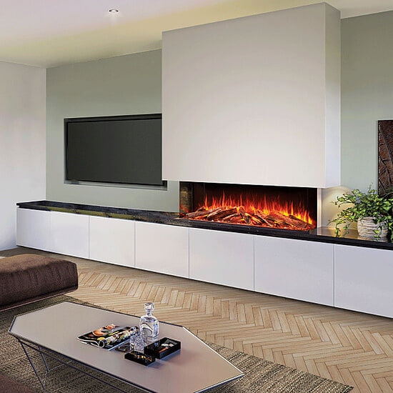 Elektrische inbouwhaard Fair Fires Tru Vizion Solution 1500 Tweezijdig 1