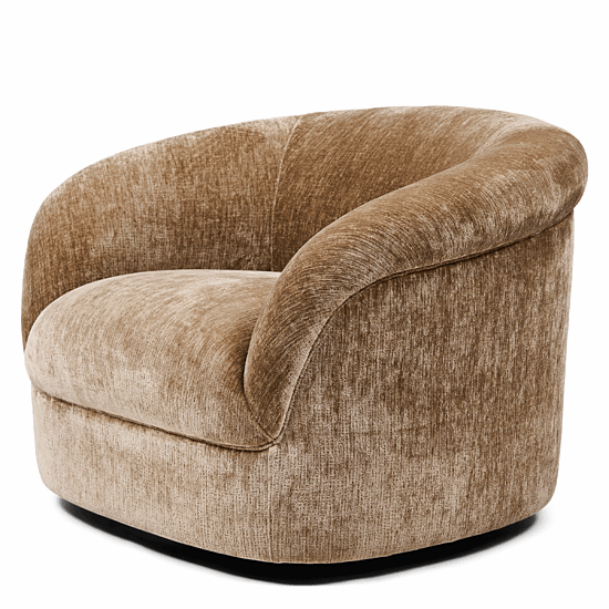 Fauteuil Cortona Swivel Mochaccino 1