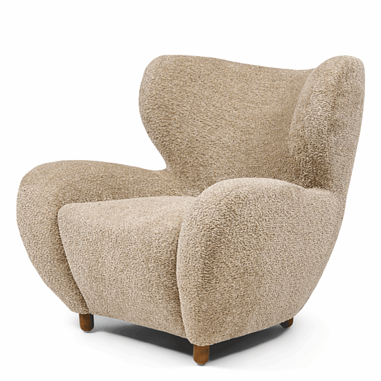 Fauteuil Courchevel wing classic cream 1