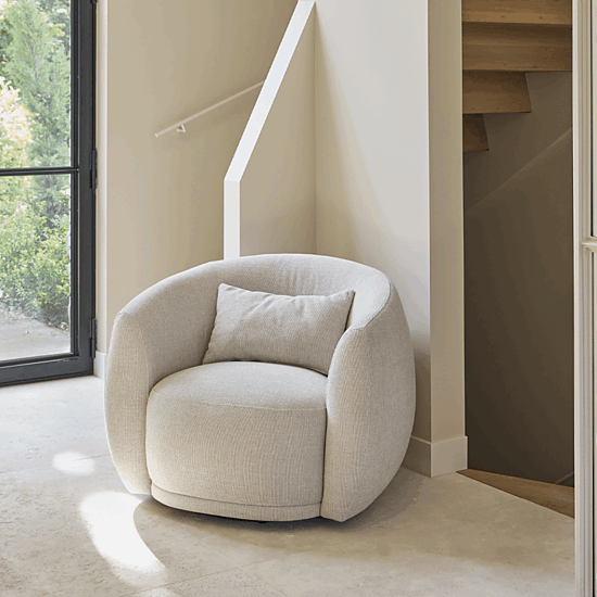 Fauteuil Leonardo Glossy flax 2