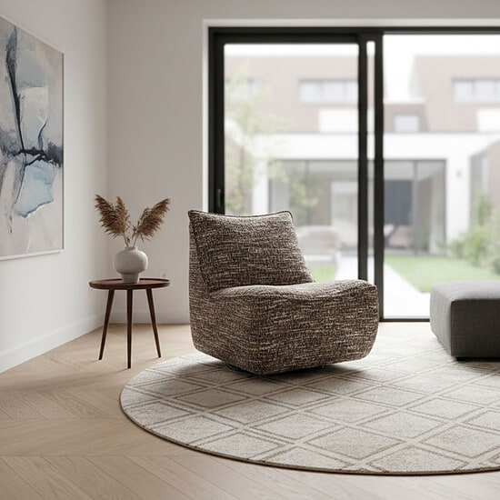 Fauteuil Loys - bruin Barkley 4