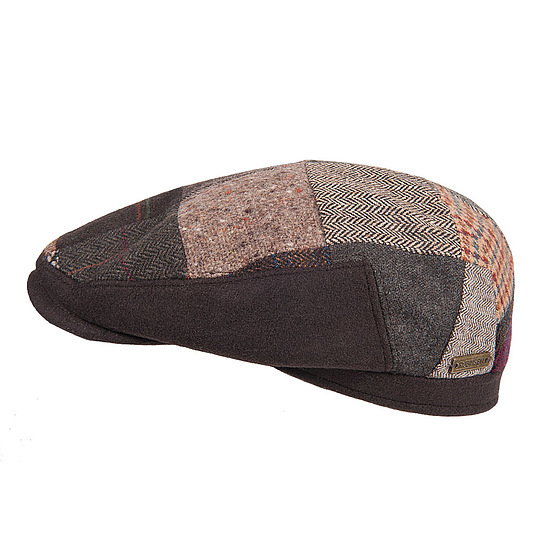 Flatcap Luigi Patchwork brown 1