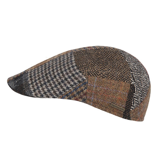 Afbeelding Flatcap Wedge wool brown 1