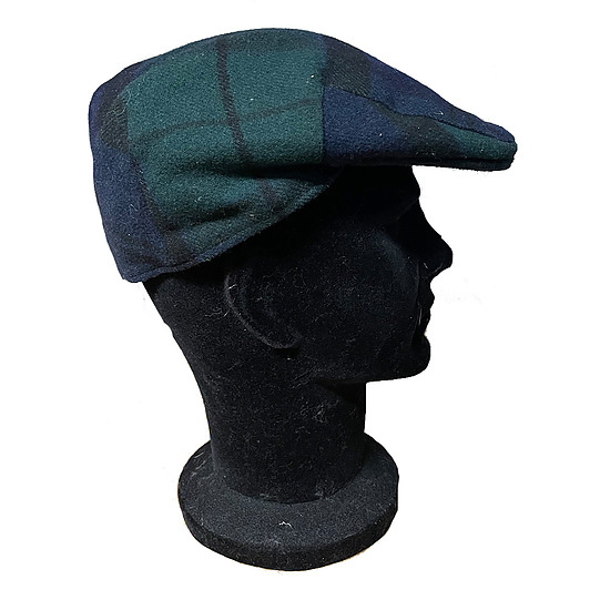 Gallingale tartan flat cap black watch 1