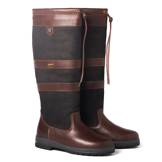 Afbeelding Galway ExtraFit kniehoge laars Black/Brown 2