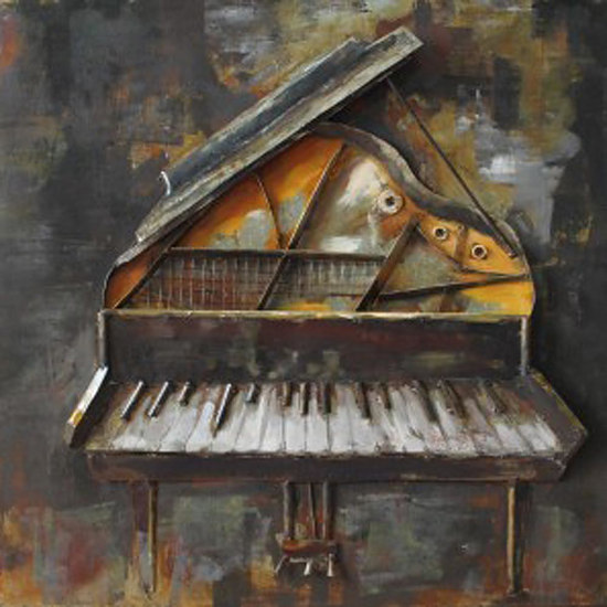 Gave special 3D art Piano 1