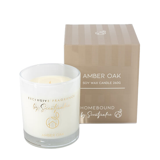 Geurkaars Amber oak 260g 1
