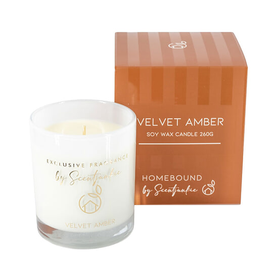Geurkaars Velvet Amber 260g 1
