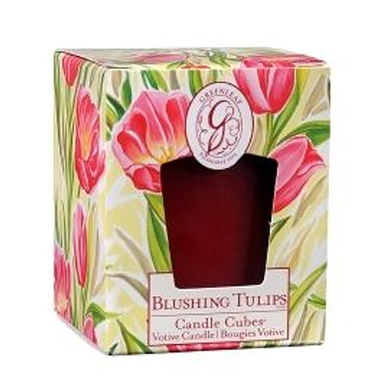 Geurkaarsje Blushing Tulips 1