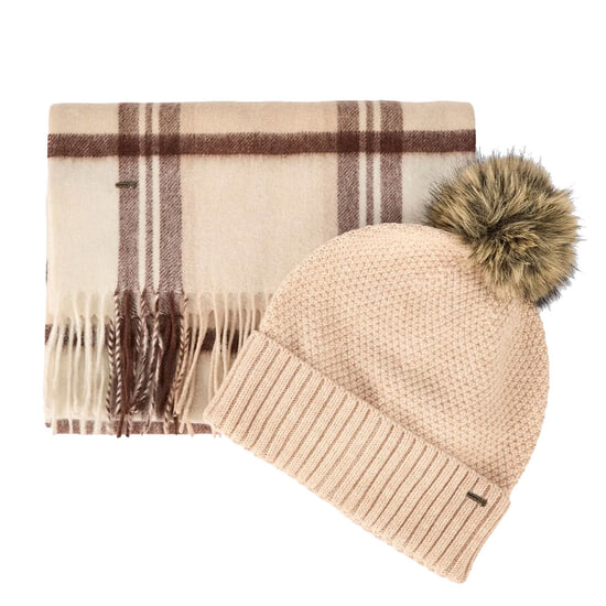 Giftset Muts & Sjaal Newbawn Oat