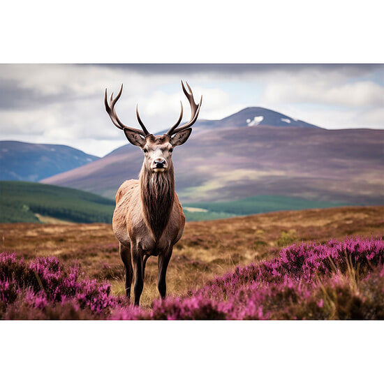 Glasschilderij Edelhert 120x80 1