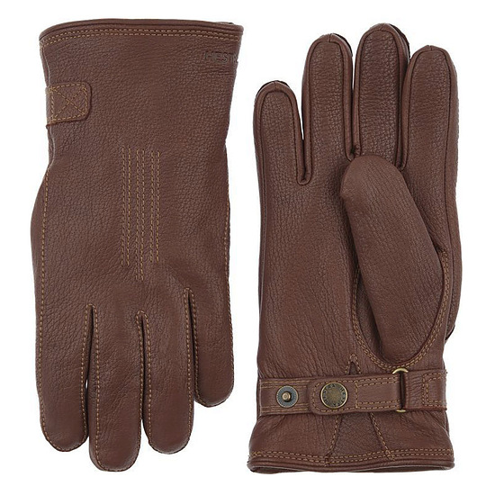 Handschoen Deerskin Lambskin Choco 1