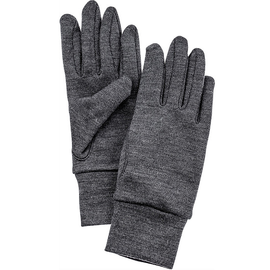 Handschoen heavy merino grijs 1