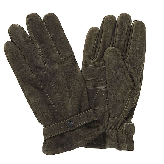 Handschoen Leder Thinsulate olive 1