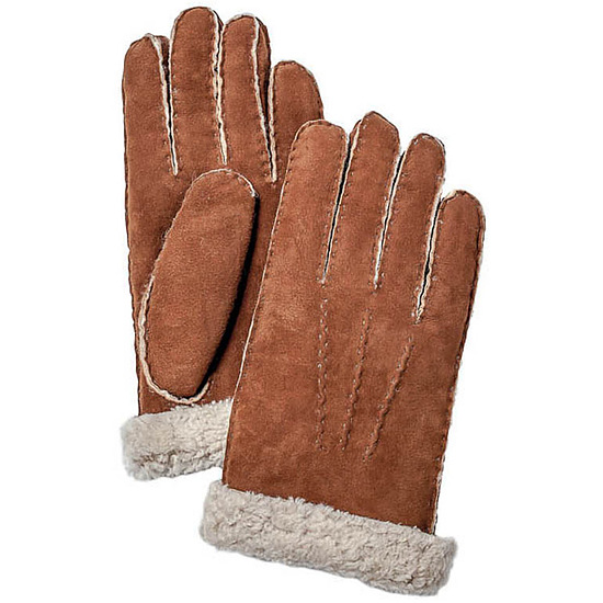 Handschoen Sheepskin Glove Men Bruin 1