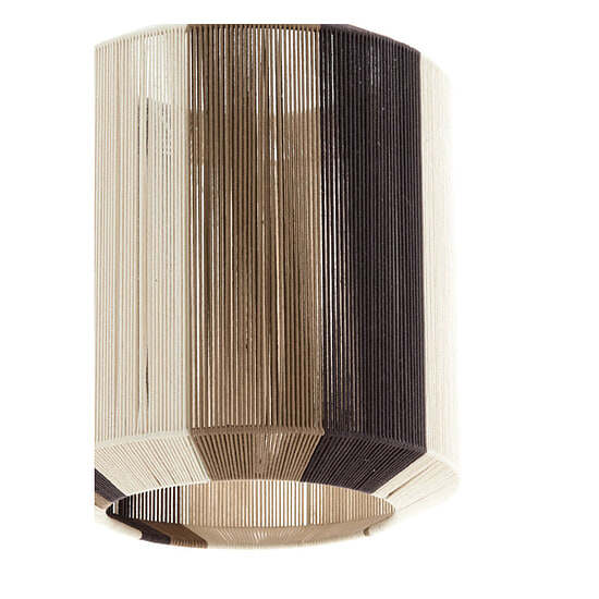 Hanglamp Kozana Creme + donkerbruin L