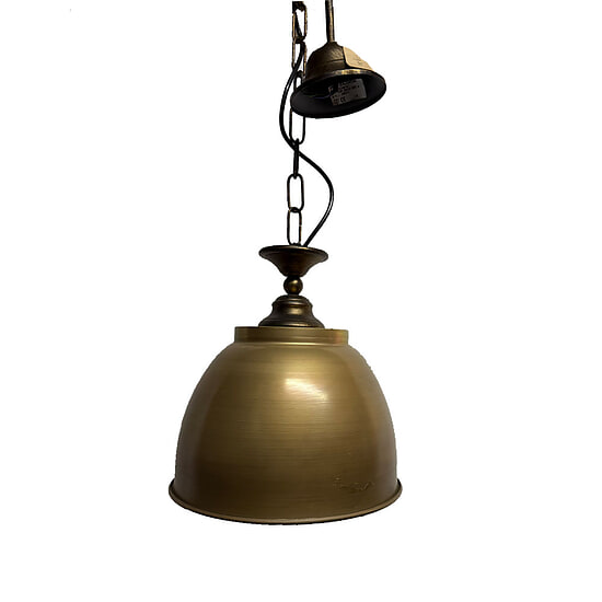 Hanglamp Oud Messing 
