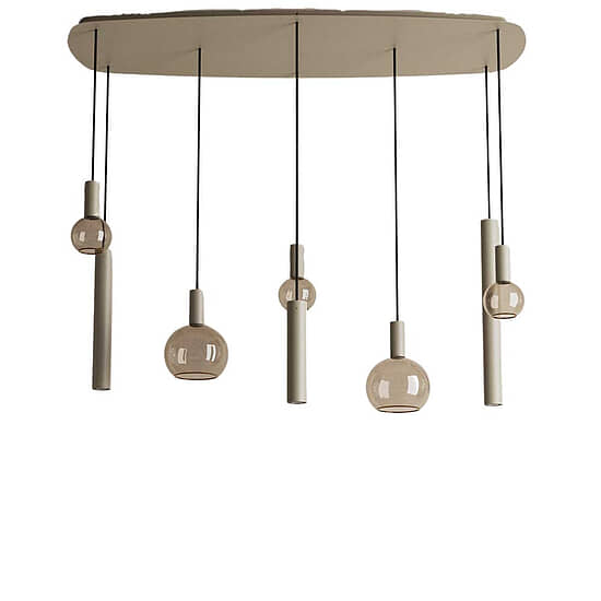 Hanglamp Riva deens ovaal quartz 1
