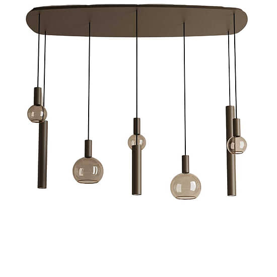 Hanglamp Riva deens ovaal platinum 1