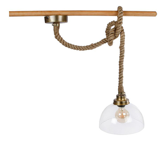 Hanglamp Rond Dik Touw 1