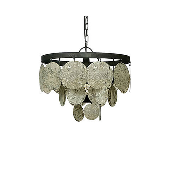 Hanglamp Schijf Vineer S 2397