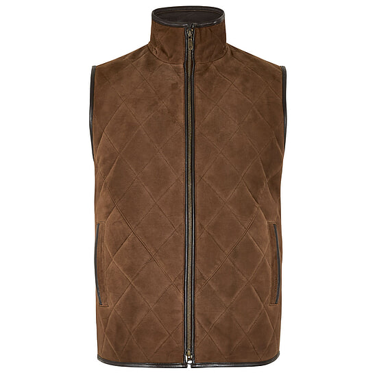 Afbeelding Heren Bodywarmer Bellamont Walnut 1