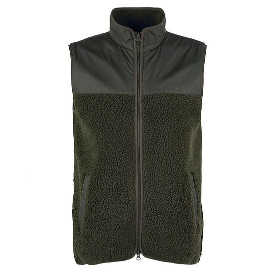 Heren bodywarmer Fleece Newlan Olive 1