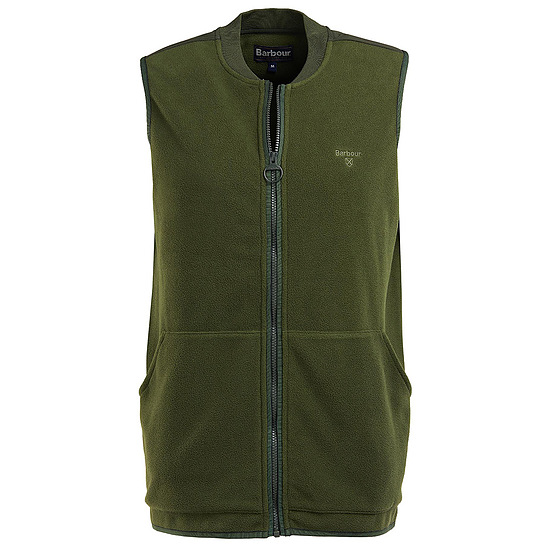 Heren bodywarmer Lowland Fleece Olive 1