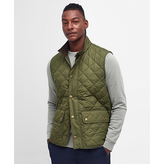 Afbeelding Heren Bodywarmer New Lowerdale Dk Moss 2